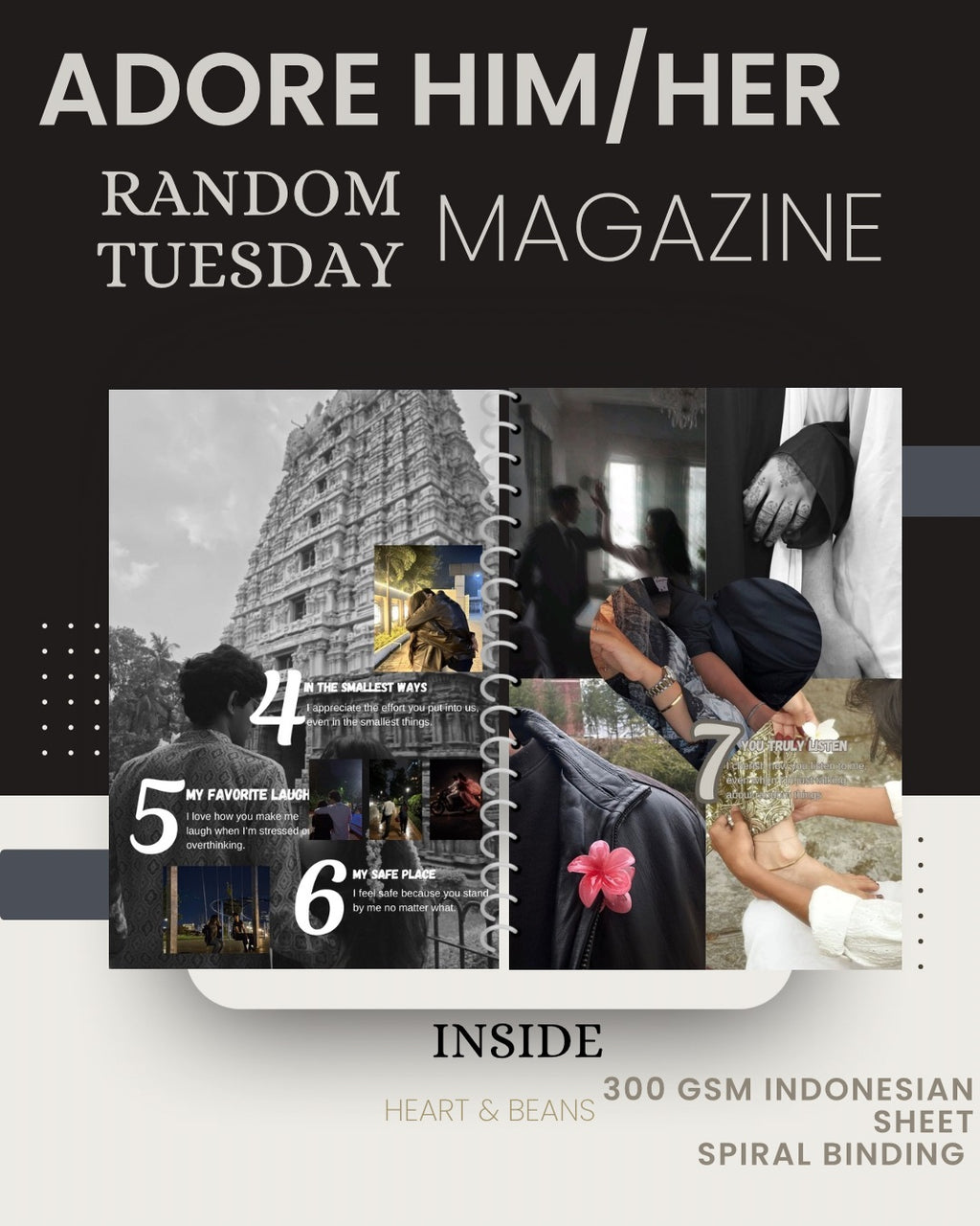Premium ADORE HIM/HER MAGAZINE