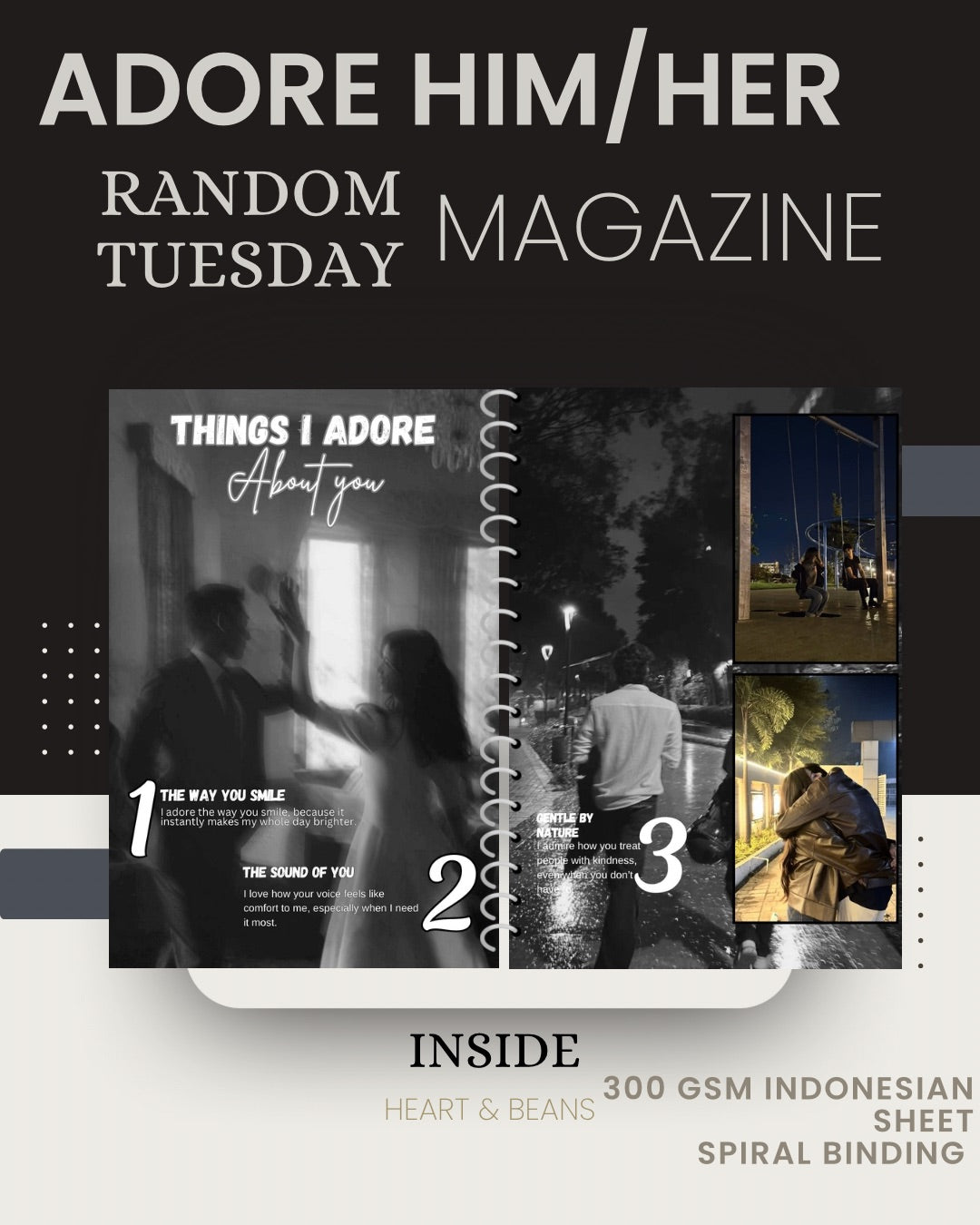 Premium ADORE HIM/HER MAGAZINE