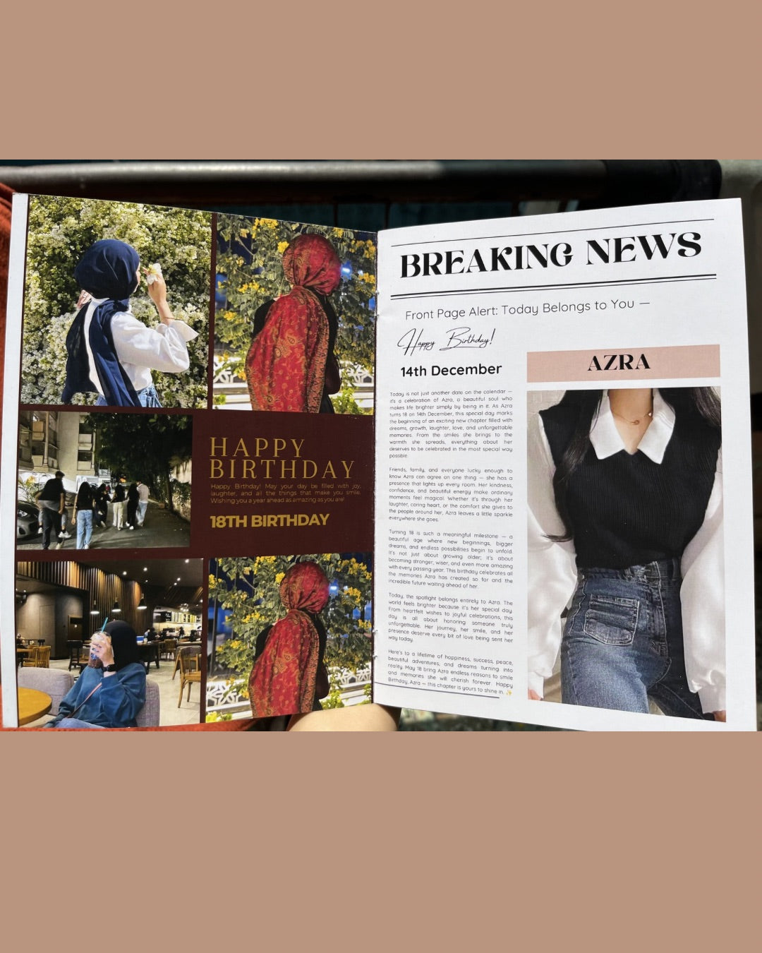 12 pages Premium Magzine