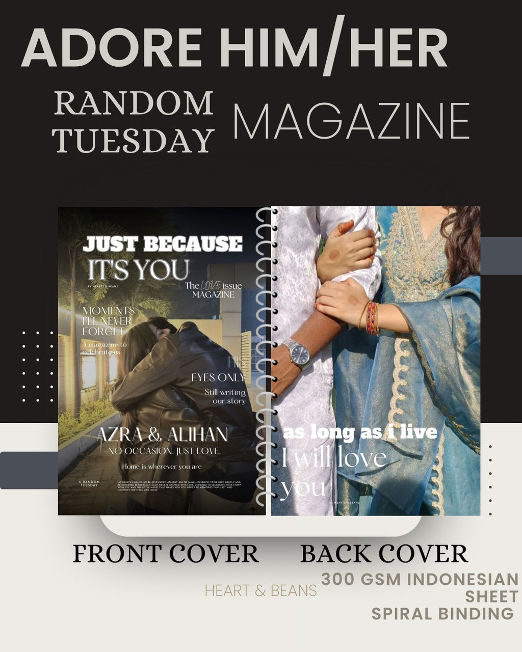 Premium ADORE HIM/HER MAGAZINE