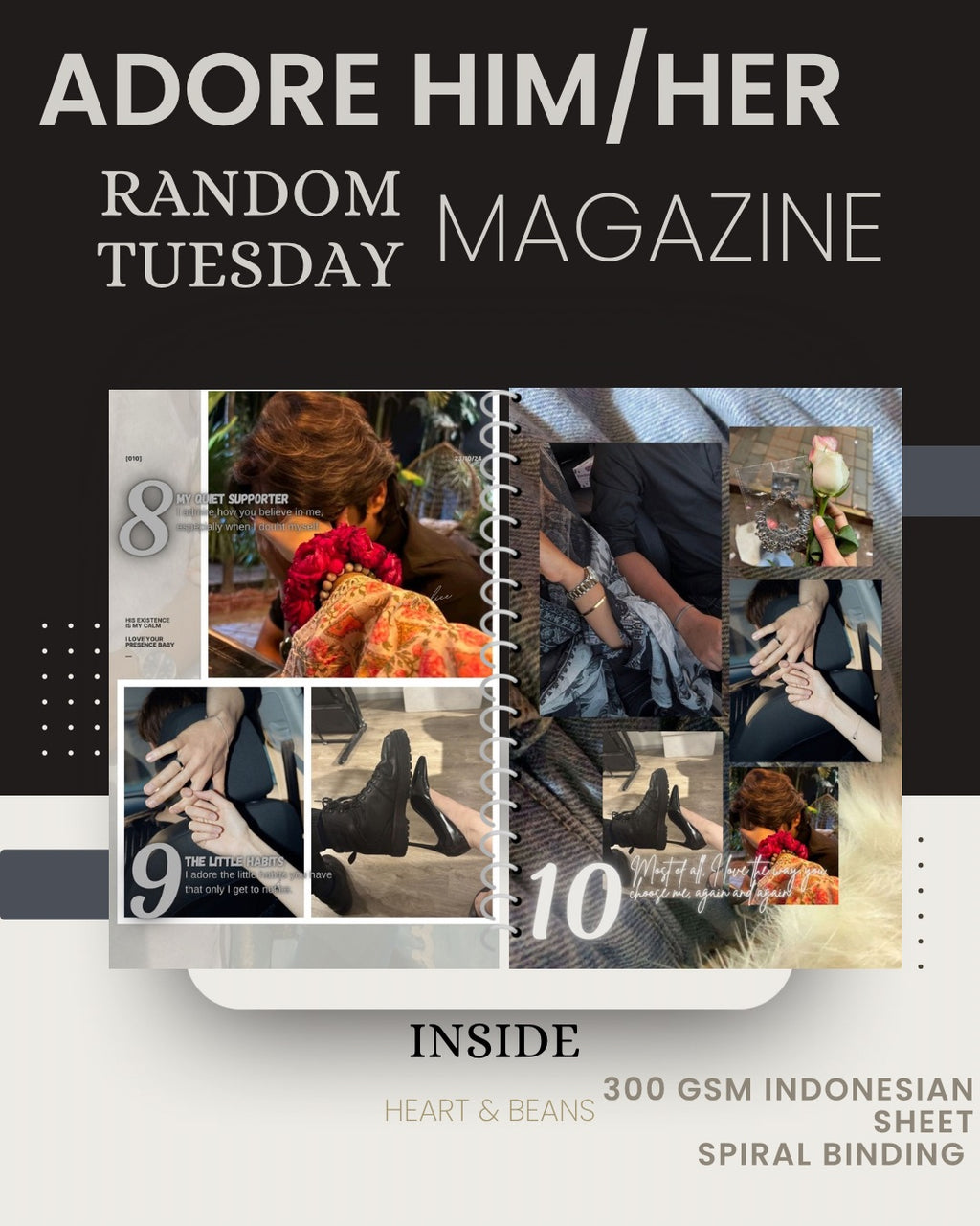 Premium ADORE HIM/HER MAGAZINE