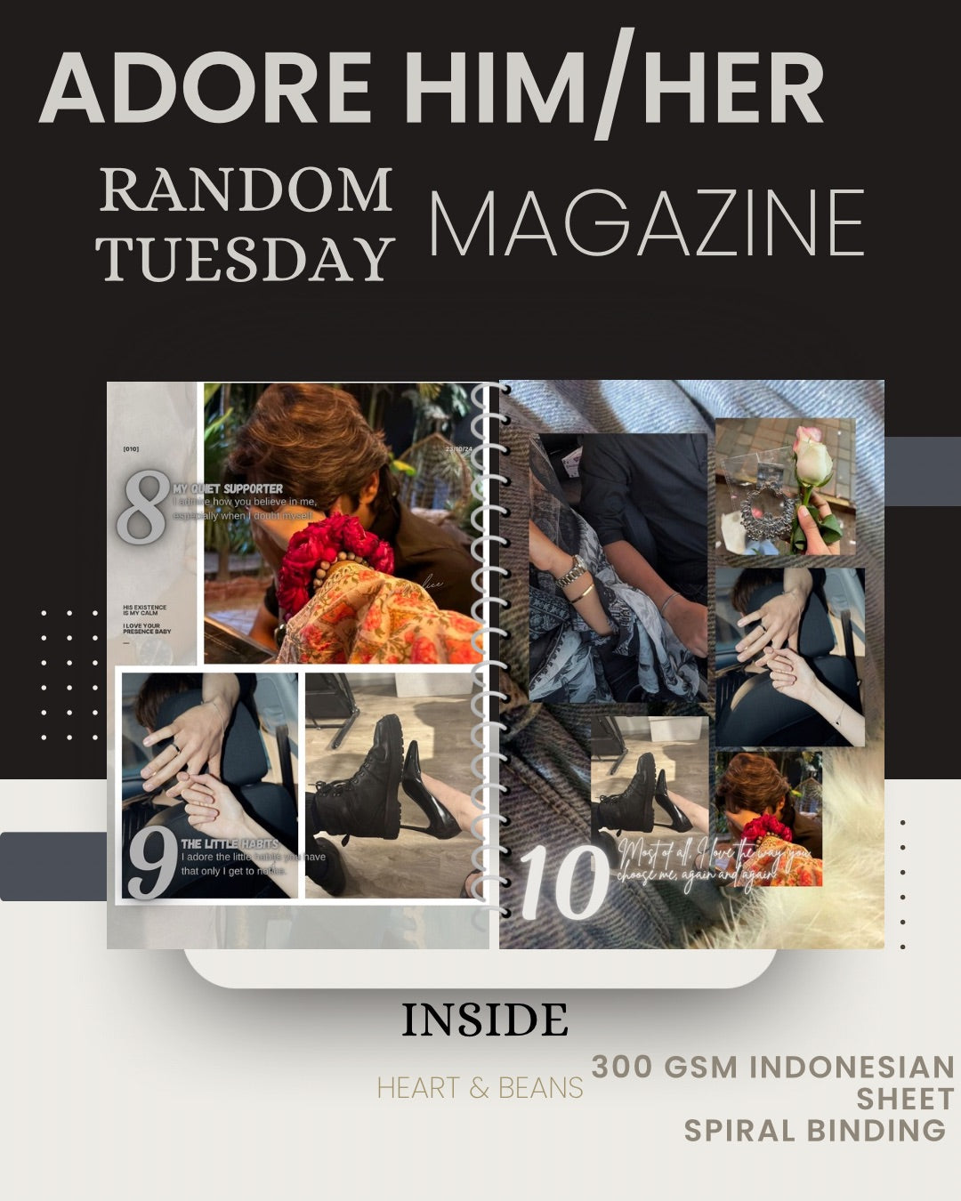 Premium ADORE HIM/HER MAGAZINE