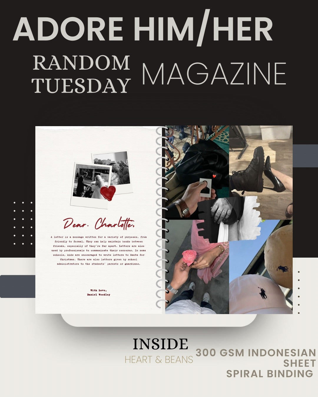 Premium ADORE HIM/HER MAGAZINE
