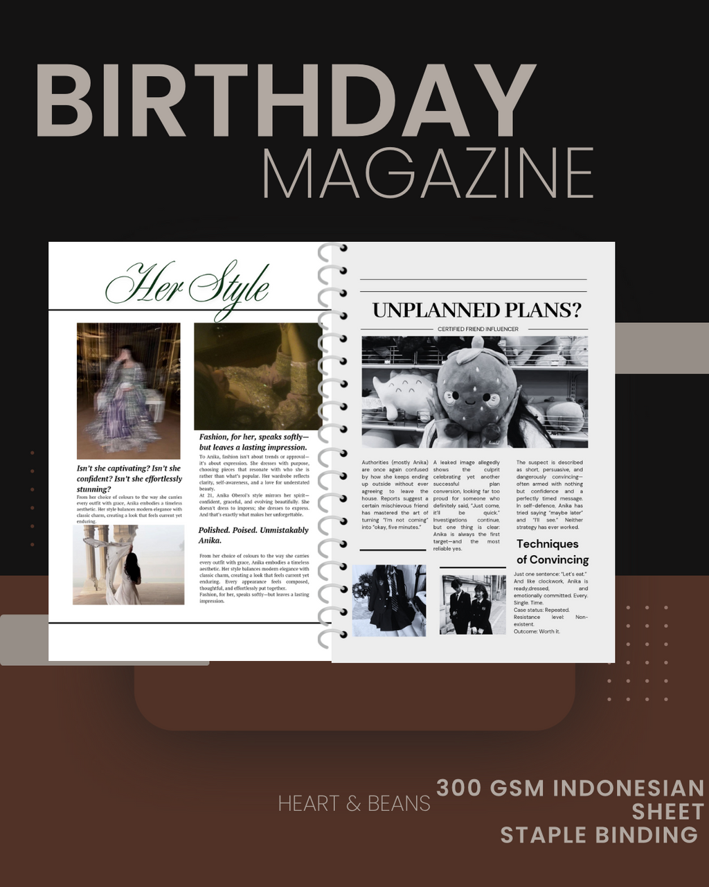 Premium Birthday Magazine 12 Pages