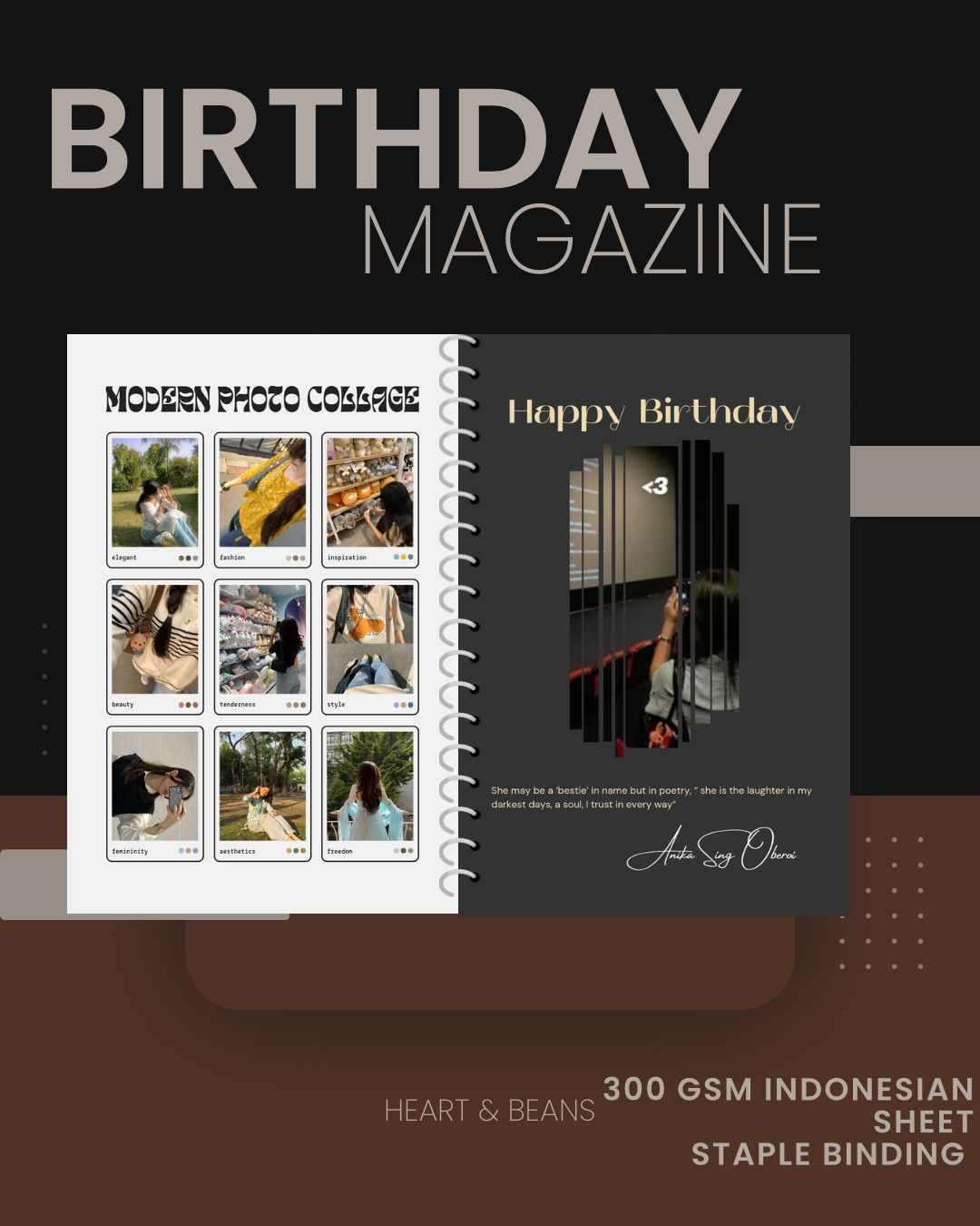 Premium Birthday Magazine 12 Pages